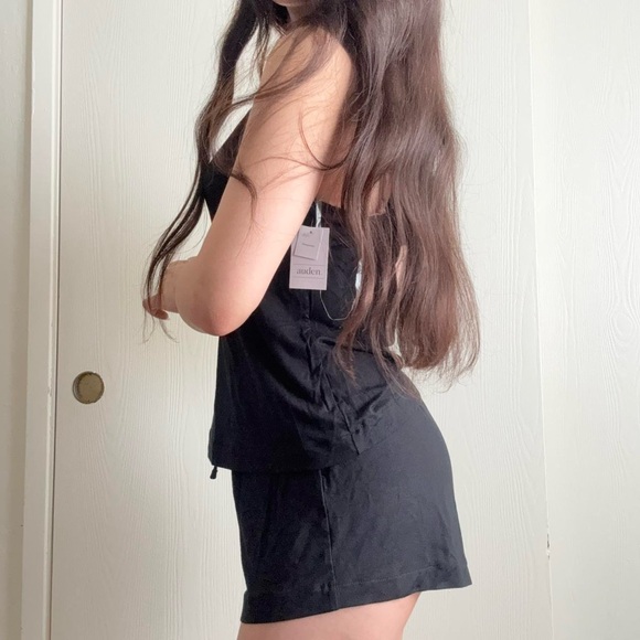 Women's Black Pajama Set - Picture 3 of 8